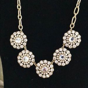 J Crew faux gold necklace NWT